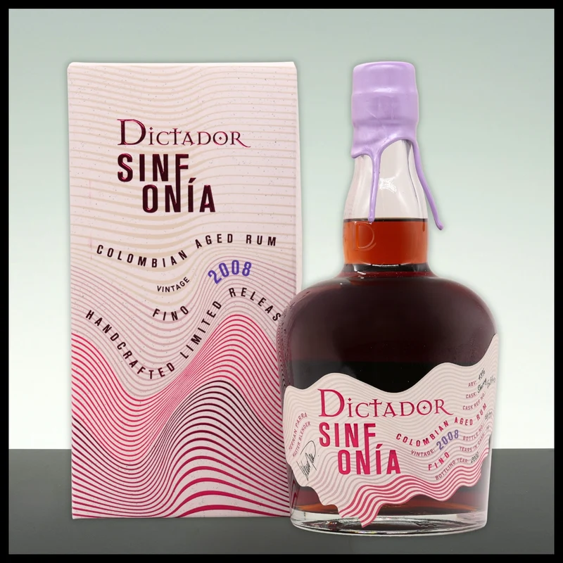 Dictador SINFONIA Fino Rum 2008 0,7L - 43% Vol.
