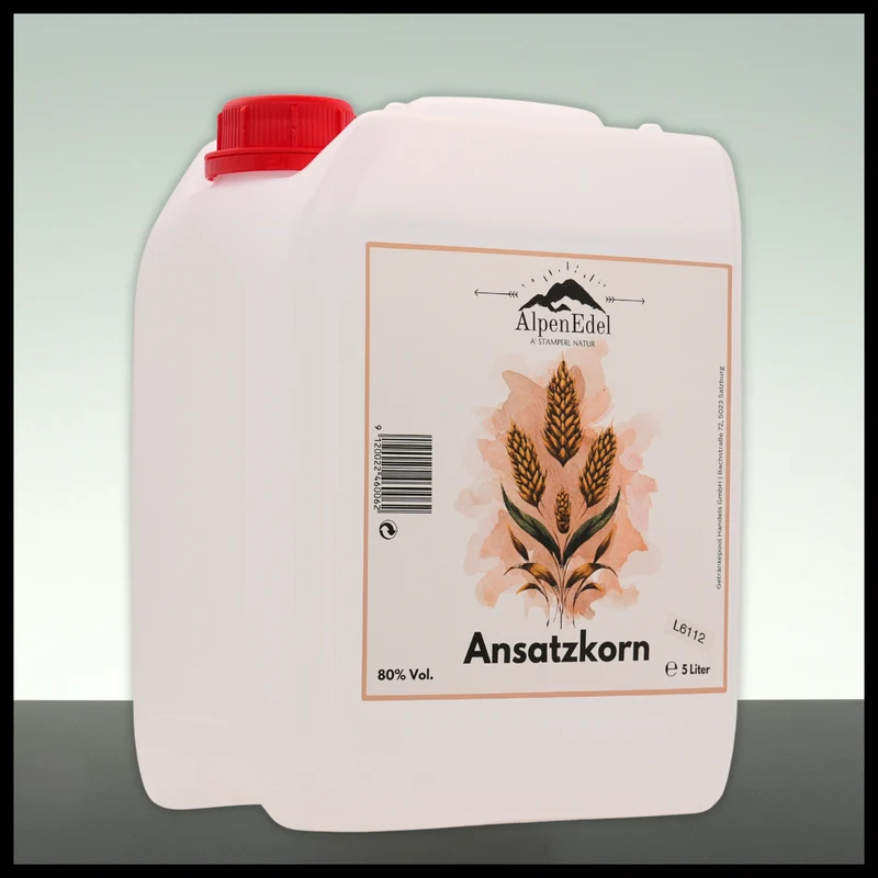 AlpenEdel Ansatzkorn Kanister 5L - 80% Vol.
