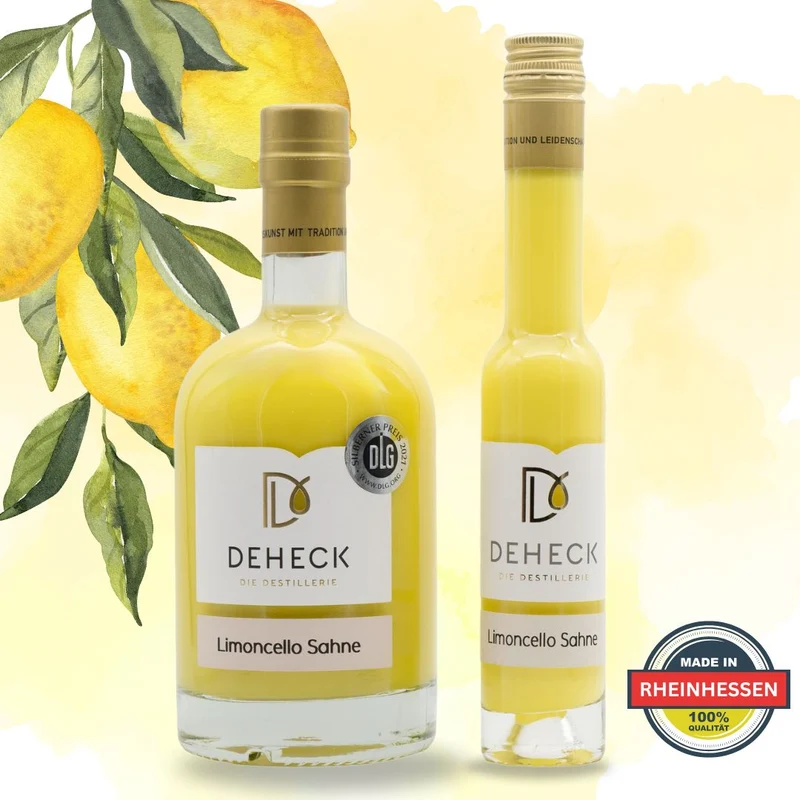 Limoncello Sahnelikör | trendiger Limoncello Likör in cremiger Sahne | 15%