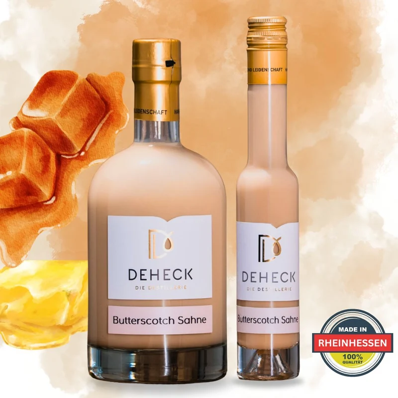 Butterscotch Sahnelikör | karamelliger Butterscotch Likör in cremiger Sahne | 17%