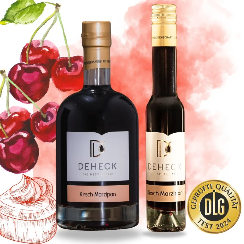 Kirsch Marzipan Likör | balancierter Kirsch Likör mit Marzipan Note | 20%
