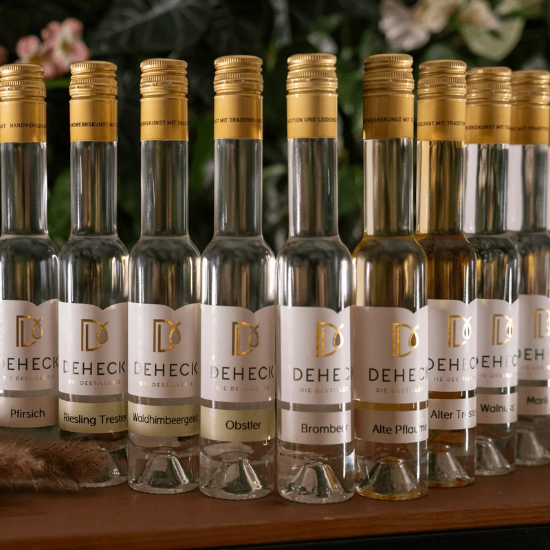 Probierpaket Destillate "hochprozentig" | 10 x 0,1 L Brände und Spirituosen Set