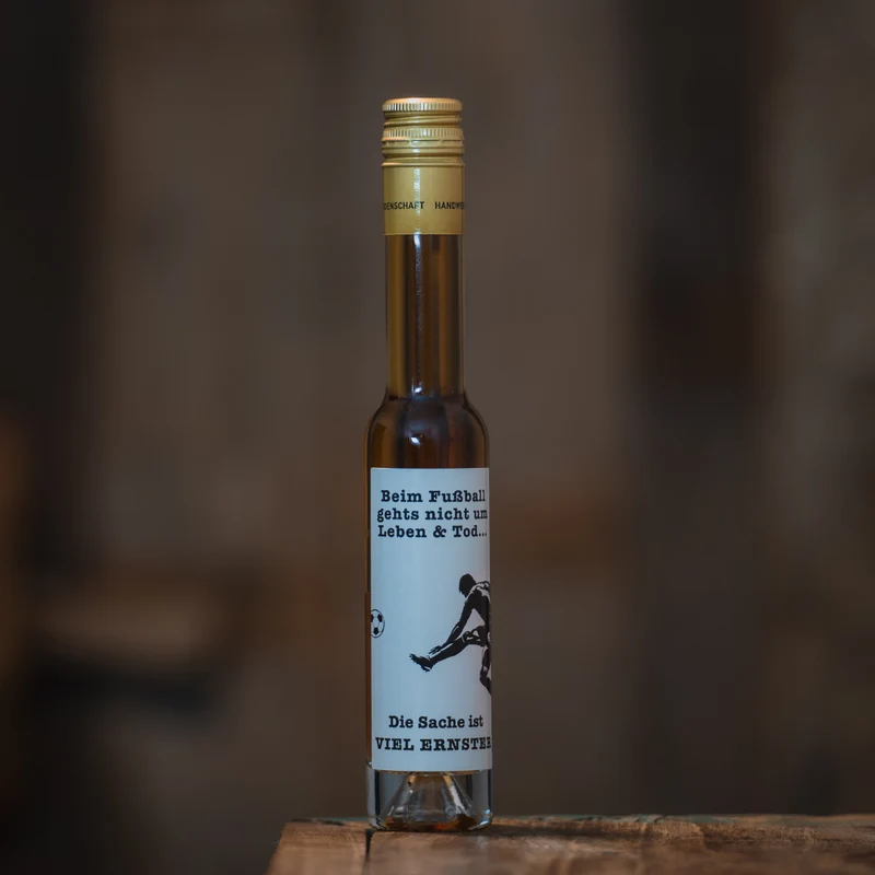 König Fußball Likör | Fußball Etikett | Butterscotch Likör 20%