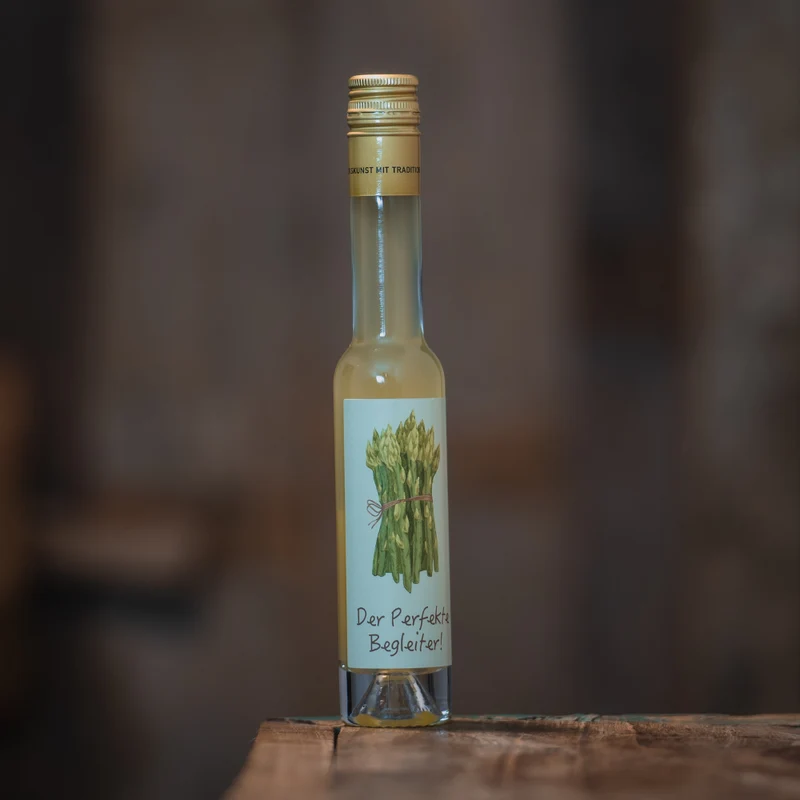 Spargel Begleitung | Spargel Etikett | Limoncello Likör 20%
