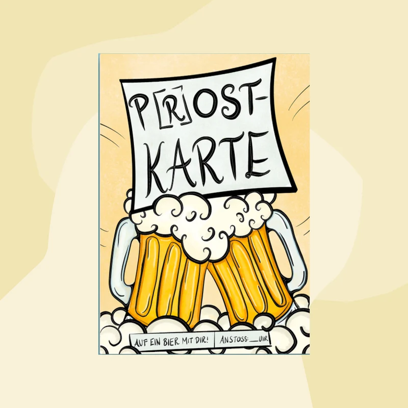 Postkarte: P(r)ostkarte