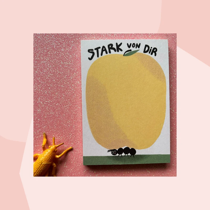 Notizblock: Stark von Dir