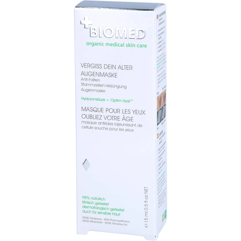 BIOMED VERGISS DEIN ALTER AUGENMASKE, 15 ml CRE