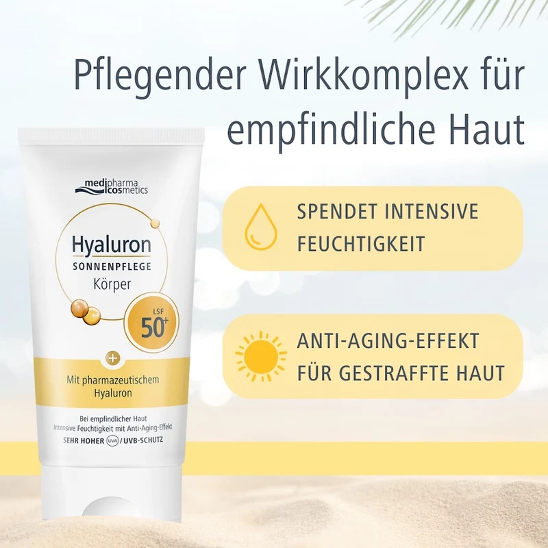 Hyaluron Sonnenpflege Körper LSF 50+, 150 ml CRE