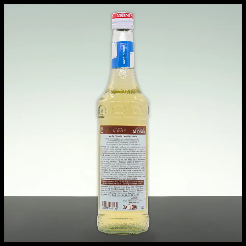 Monin Sirup ZUCKERFREI Vanille 0,7L