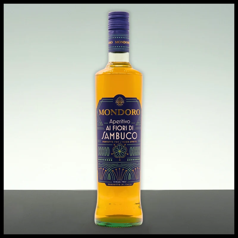 Mondoro Aperitivo "Ai Fiori Di Sambuco" Holunderblüten-Aperitif 0,7L - 14% Vol.
