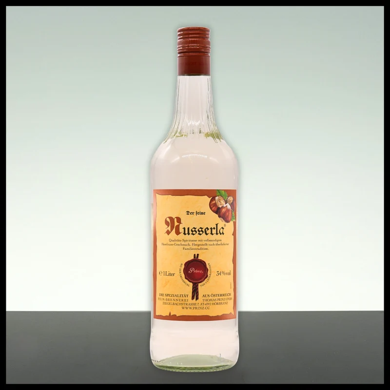Prinz "Nusserla" Haselnuss-Schnaps 1L - 34% Vol.