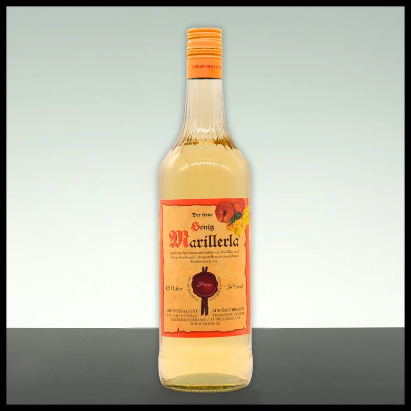 Prinz "Honig Marillerla" Honig-Marillen-Schnaps 1L - 34% Vol.