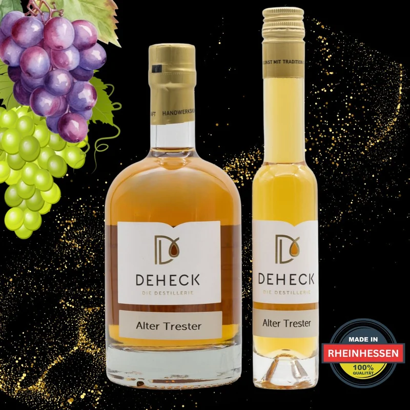 Alter Trester Spirituose | Trester Schnaps typisch rheinhessisch | 35%