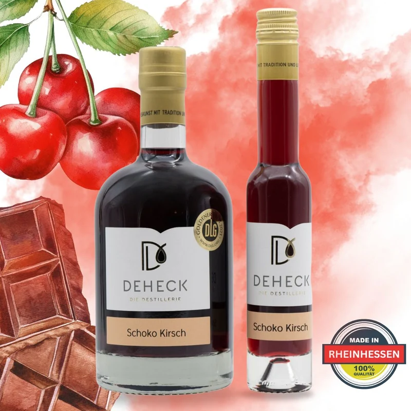 Kirsch Schoko Likör | Kirsch Likör mit schokoladiger Note | 20%
