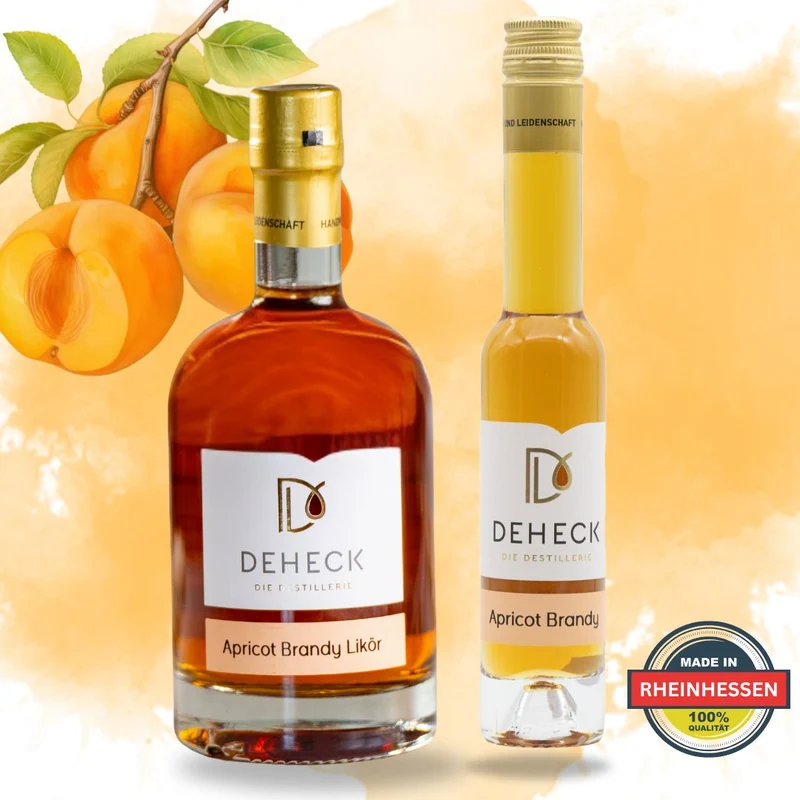 Apricot Brandy Likör | luxuriöser Aprikosen Likör | 35%