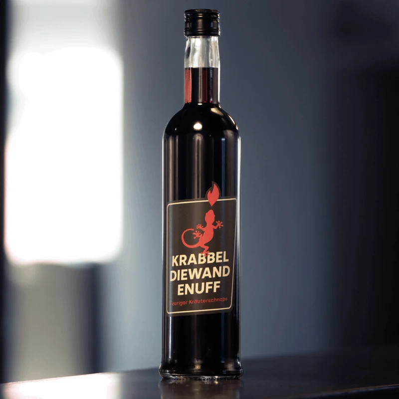 Krabbeldiewandenuff | original Kräuter-Schnaps (extrem scharf) | 50%