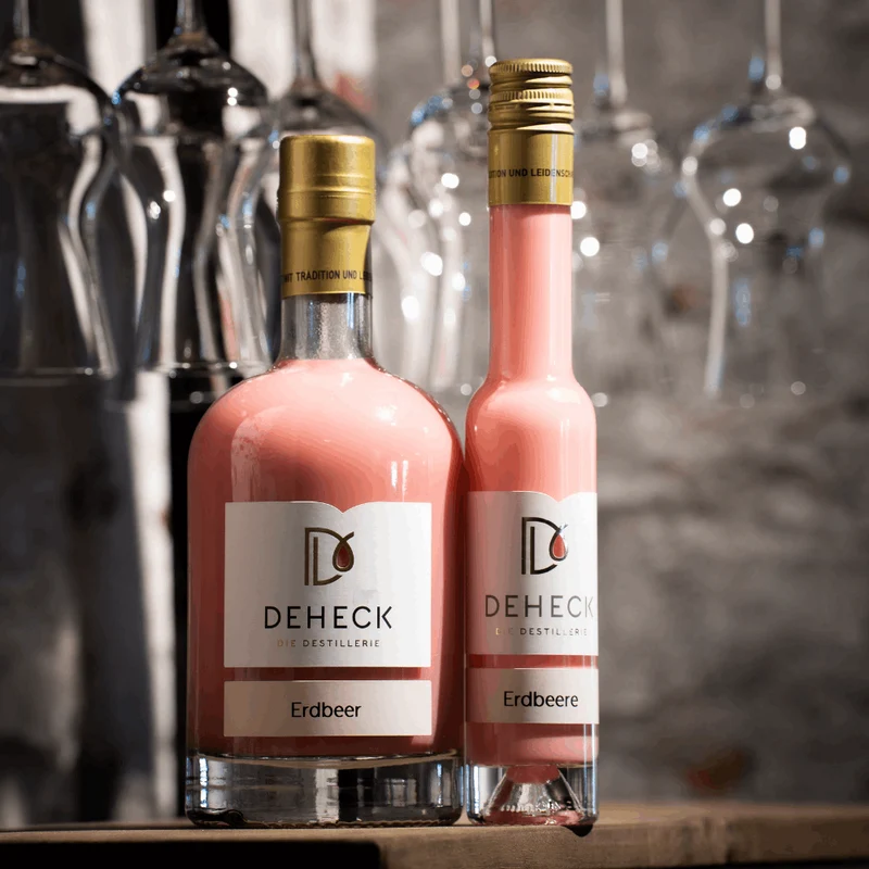 Erdbeer Sahnelikör | fruchtiger Erdbeeren Likör in cremiger Sahne | 15%