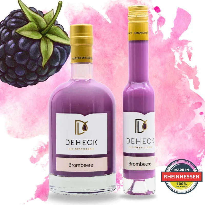 Brombeer Sahnelikör | fruchtiger Brombeere Likör in cremiger Sahne | 15%