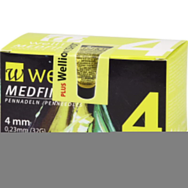 Wellion MEDFINE plus Pennadeln 4mm, 100 St KAN