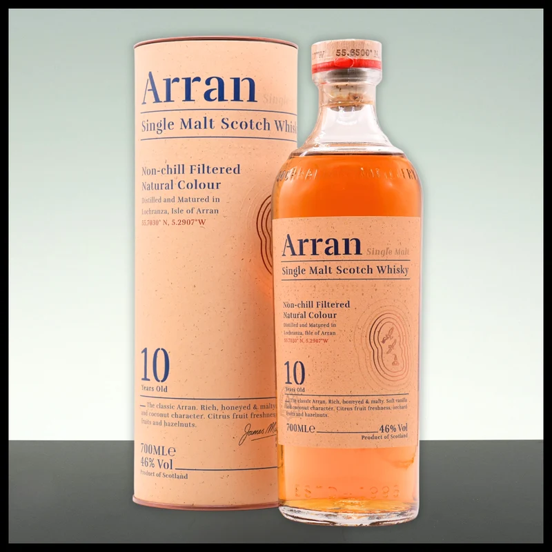 Arran 10 YO Single Malt Whisky 0,7L - 46% Vol.