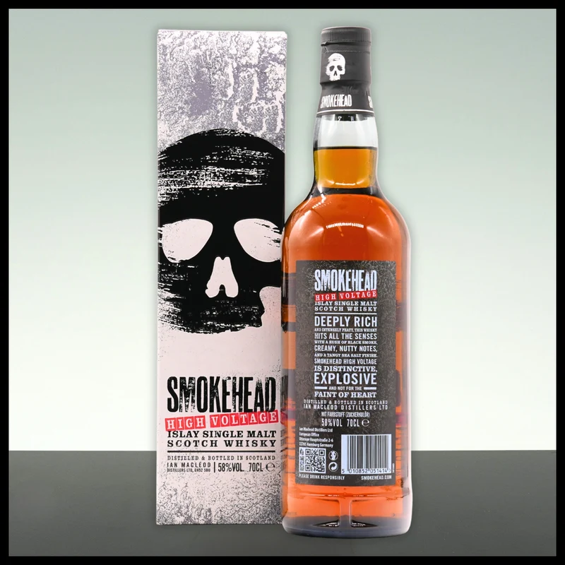 Smokehead HIGH VOLTAGE Single Malt Whisky 0,7L - 58% Vol.