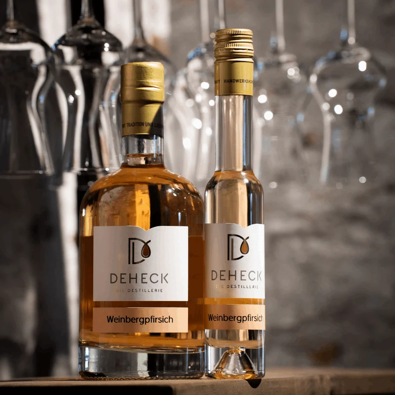 Weinbergspfirsich Likör | Pfirsich Likör mit fruchtig-citraler Note | 20%