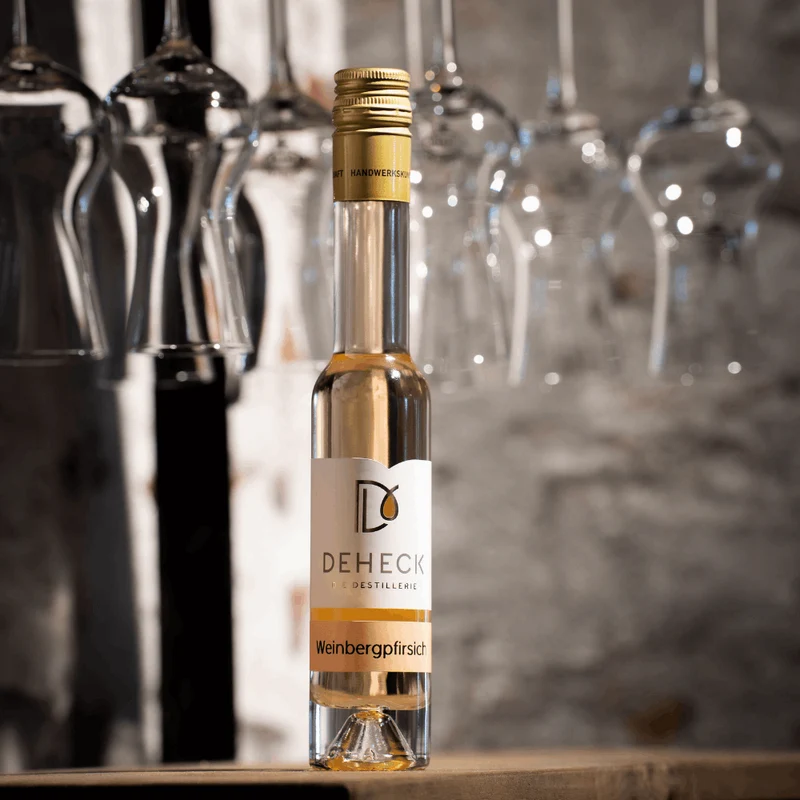 Weinbergspfirsich Likör | Pfirsich Likör mit fruchtig-citraler Note | 20%