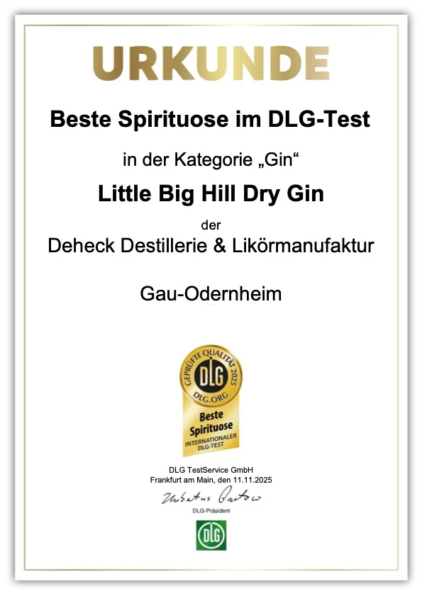 Little Big Hill Gin | Dry Gin aus Rheinhessen | 42%