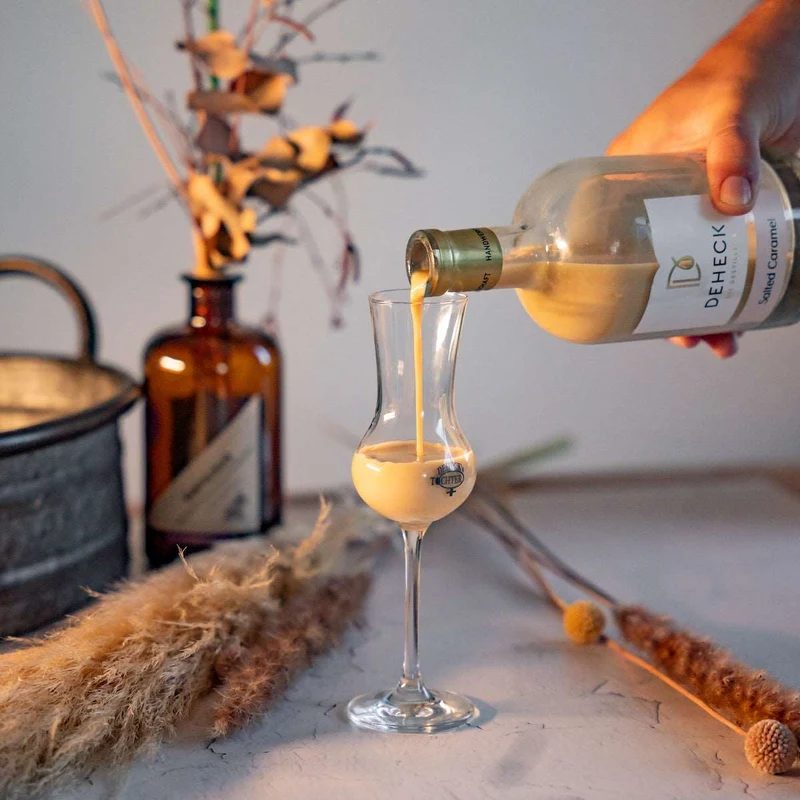 Salted Caramel Sahnelikör | balancierter Salz Karamell Likör in cremiger Sahne | 17%