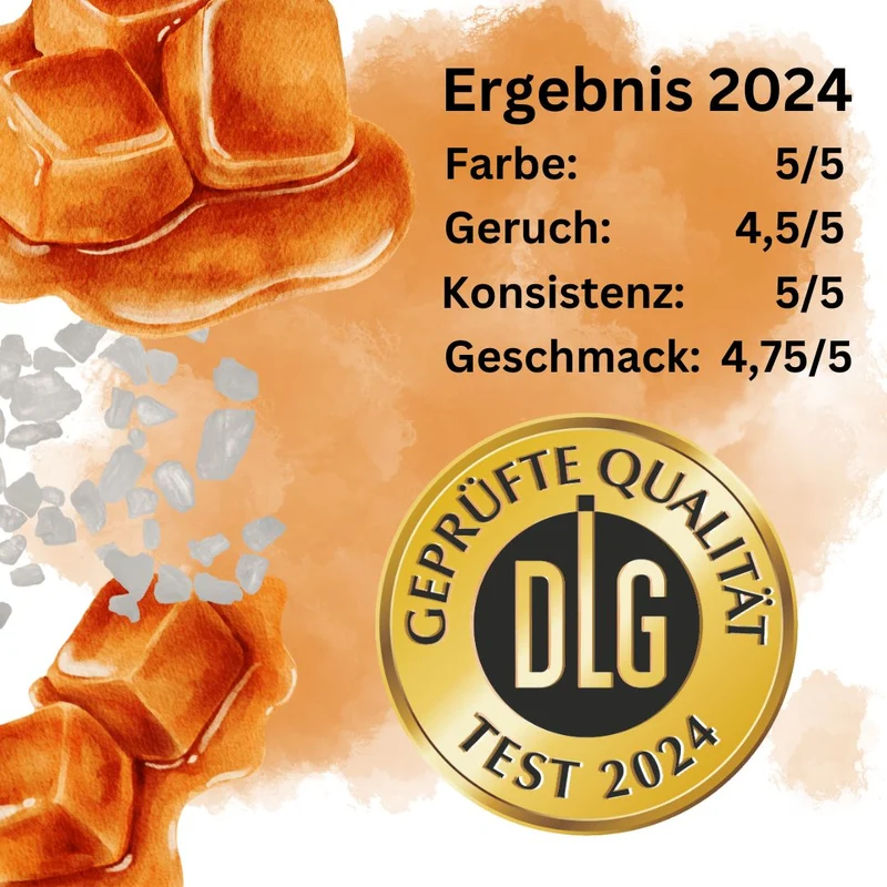 Salted Caramel Sahnelikör | balancierter Salz Karamell Likör in cremiger Sahne | 17%