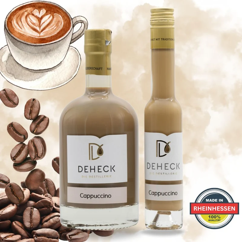 Cappuccino Sahnelikör | intensiver Kaffee Likör in cremiger Sahne | 15%