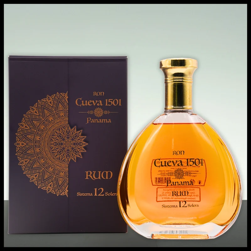 Ron Cueva 1501 Panama 12 YO Solera Rum 0,7L - 40% Vol.