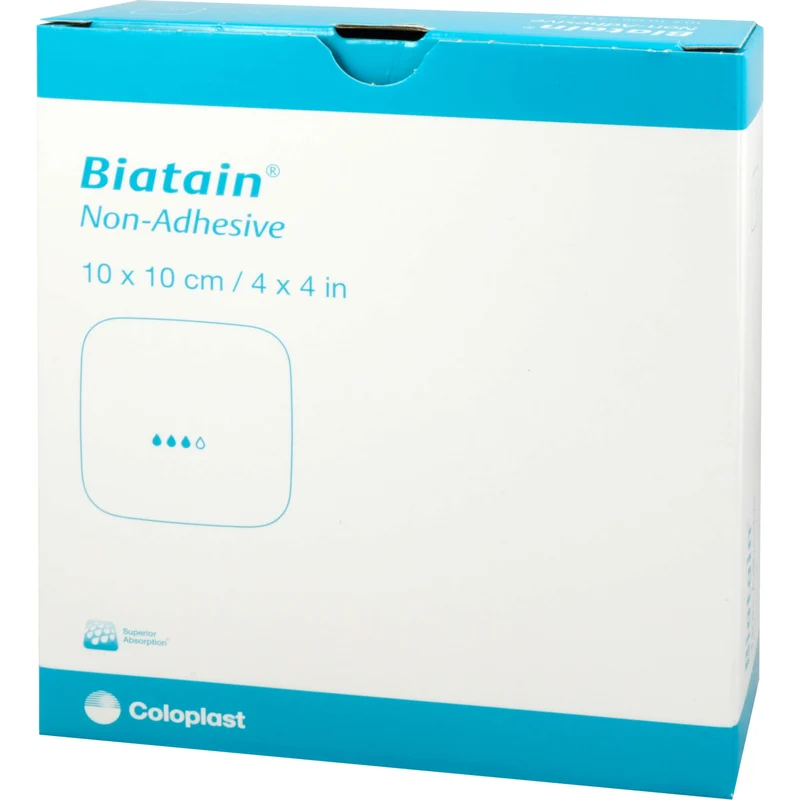 Biatain Schaumverband nichthaftend 10x10cm 3410, 10 St VER