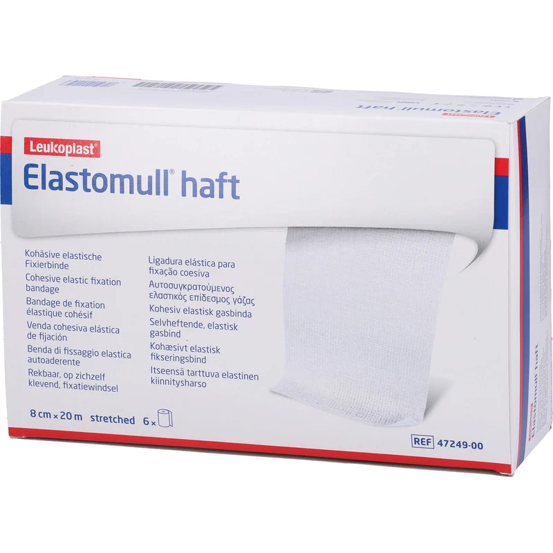 Elastomull haft 20mX8cm, 6 St BIN