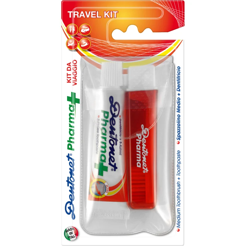 Zahnputz-Reiseset Dentonet Zahnbürste+Zahncrem25ml, 1 St