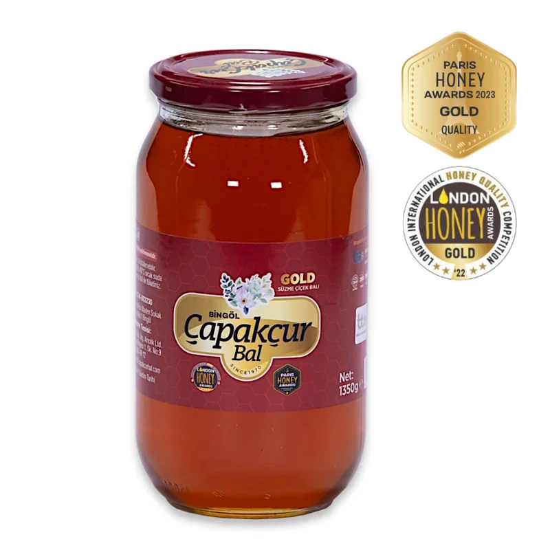Wildblumenhonig 1350g in Premium Qualität Gold-Blütenhonig, Gold prämiert in London und Paris