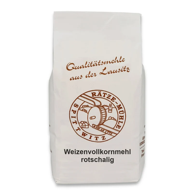 Weizenvollkornmehl rotschalig