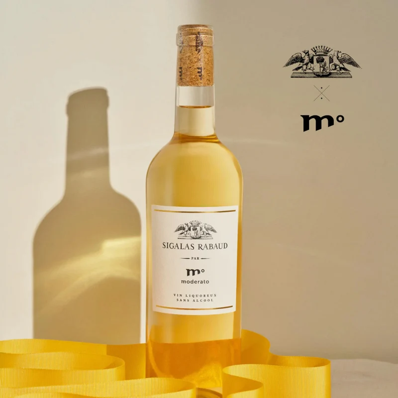 Vin Blanc Liquoreux sans alcool - Moderato x Sigalas Rabaud