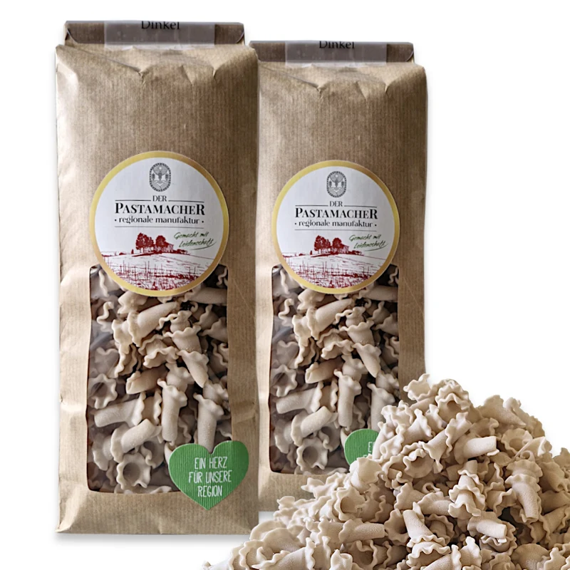 2x Dinkel Campanelle Nudeln 500g