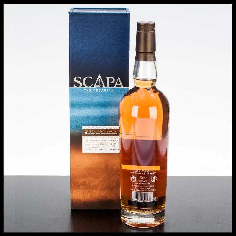 Scapa Glansa Single Malt Whisky 0,7L - 40% Vol.