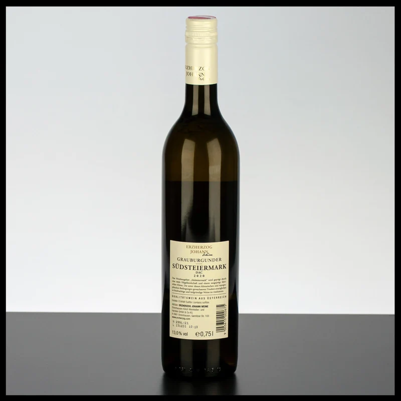 Erzherzog Johann Grauburgunder Südsteiermark DAC 0,75L - 13% Vol.