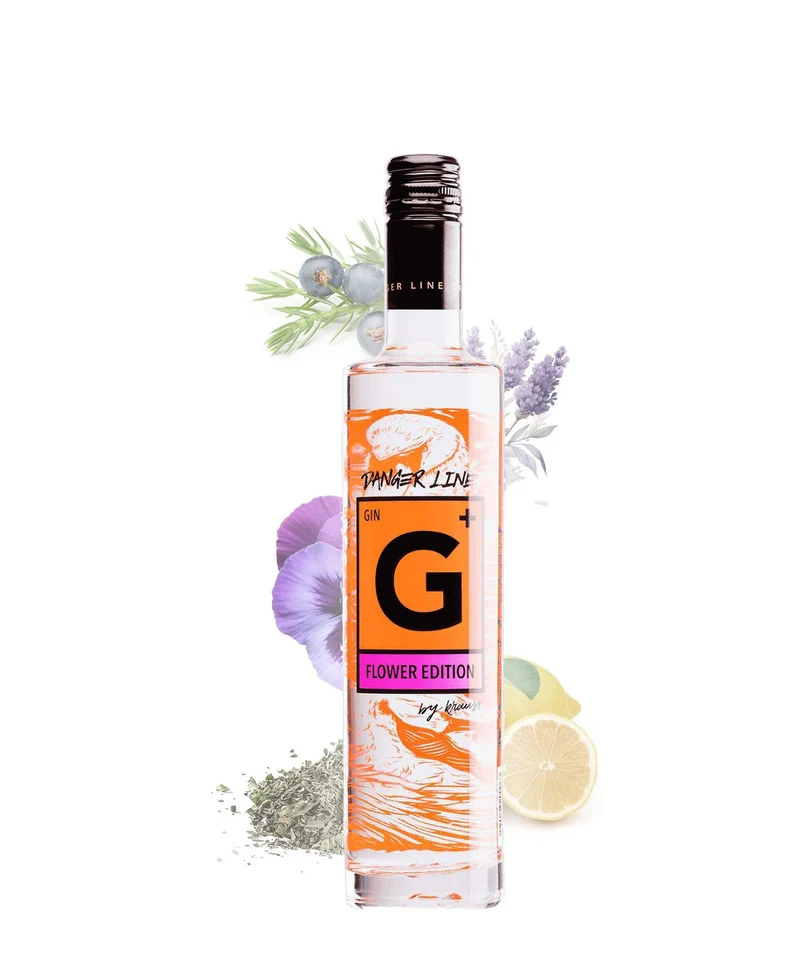 G+ DANGER LINE Flower Edition London Dry Gin