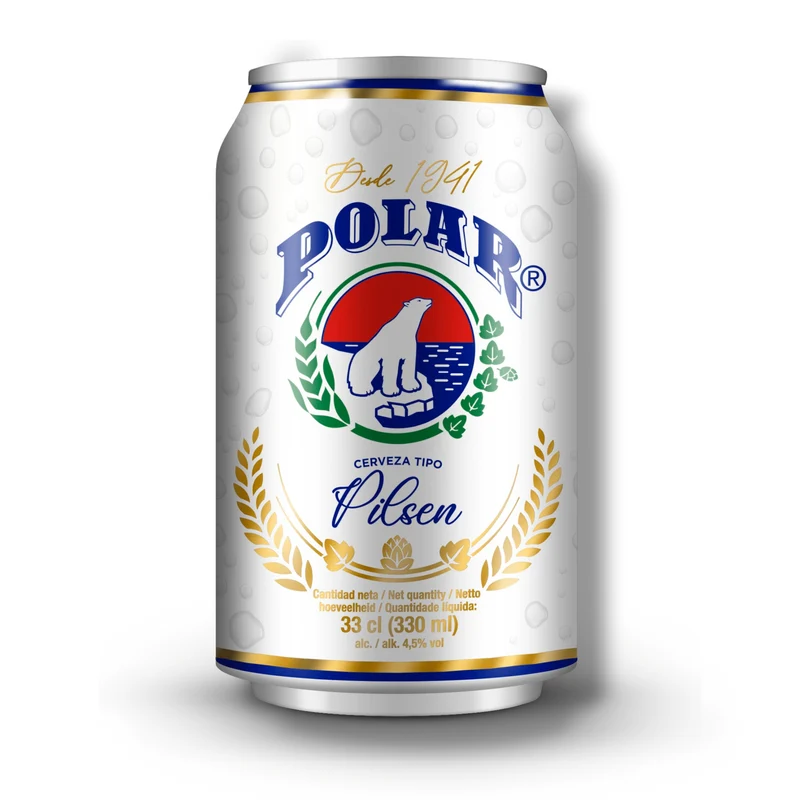 MHD 14.11.2026 - Polar Pilsener 0,33l– Venezuelan Pilsener Lagerbier 4,5 %