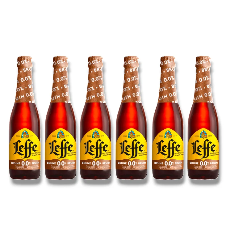 Leffe Brune 0,0 % – Alkoholfreies Abteibier 0,33l