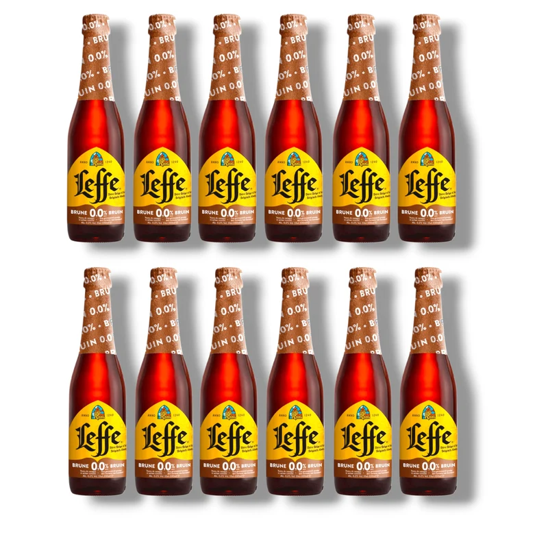 Leffe Brune 0,0 % – Alkoholfreies Abteibier 0,33l