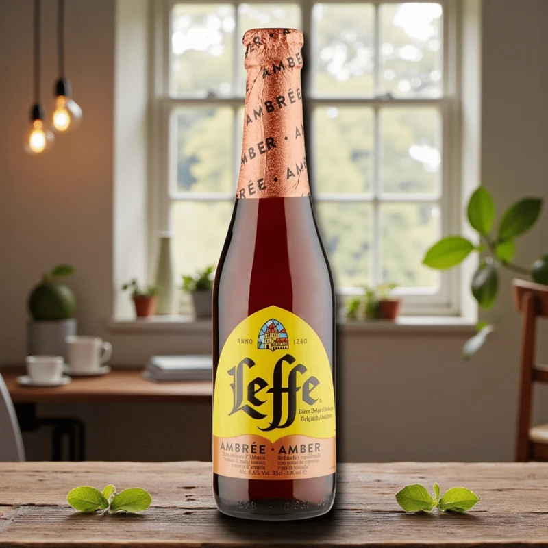 Leffe Ambrée 0,33l – Belgisches Amberbier 6,6 % Vol.