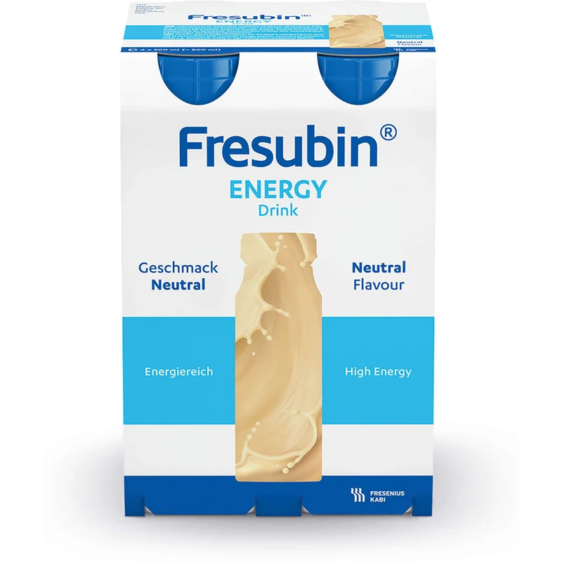 Fresubin energy drink Neutral Trinkflasche, 4X200 ml FLU