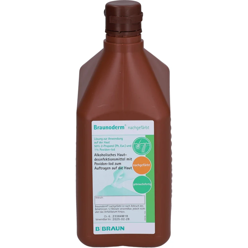 Braunoderm nachgefärbt, 1 l LOE
