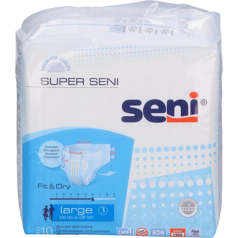 Seni Super Large Windeln für Erwachsene, 10 St