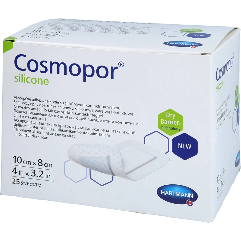 Cosmopor silicone 10x8cm P25, 25 St VER